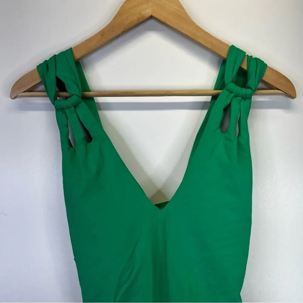 Becca Etc Strappy One Piece swimsuit green verde - 1X